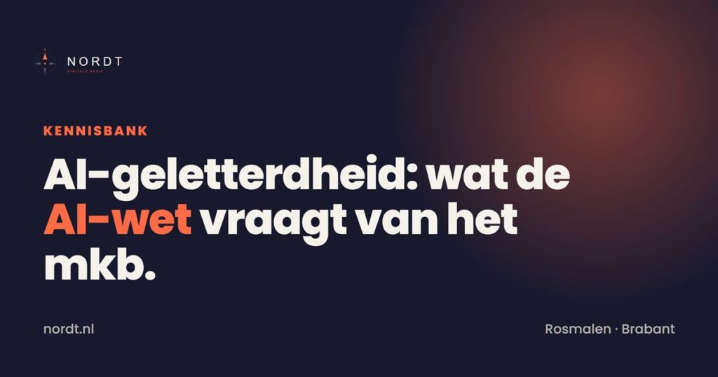 AI-geletterdheid en de AI-wet voor het mkb